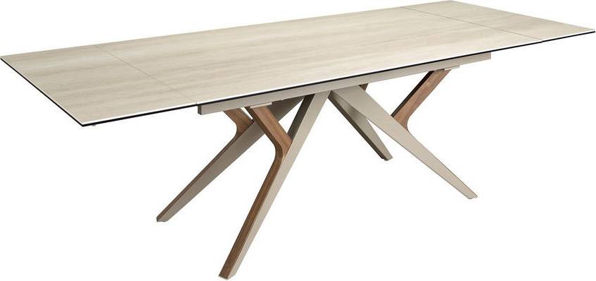 Angel Cerda Extendable Rectangular Dining Table - Beige Dining Table