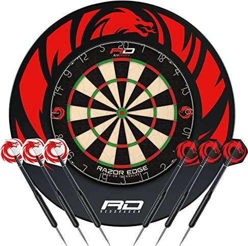 The red dragon Red Dragon Razor Edge Dartboard Set