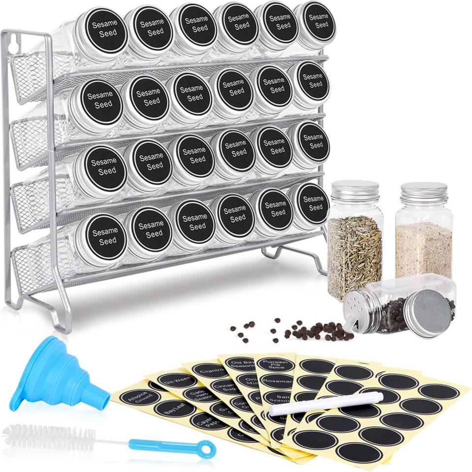 Mutool 4 Tier Spice Rack Metal Kitchen Shelf