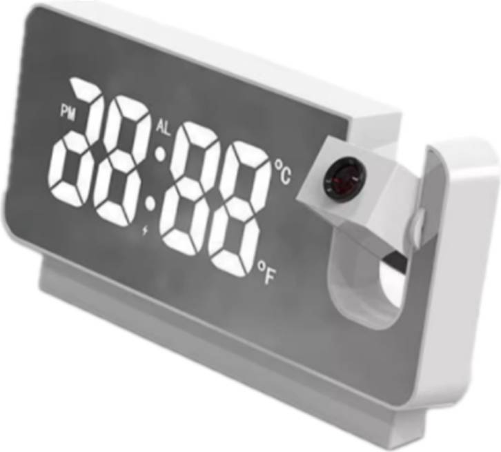 Dsport Multifunctional Large Screen LED Desktop Alarm Clock