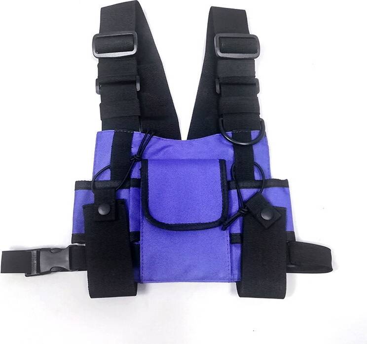 Maxpower Functional Tactical Chest Rig Bag Hip Hop - Purple