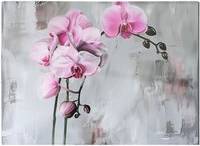Warren Reed Pink Orchids Multi One Size Chopping Board