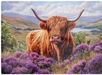 Warren Reed Amongst Heather Brown One Size Chopping Board