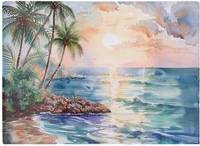 Warren Reed Beach Multi One Size Chopping Board