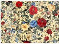 Warren Reed Vintage Roses And Buds Multi One Size Chopping Board