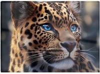 Warren Reed Beautiful Leopard Brown One Size Chopping Board 40cm