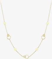 9ct gold chain T.H.Baker 9ct Gold 17 Inch Interlocking Circle Disc Chain
