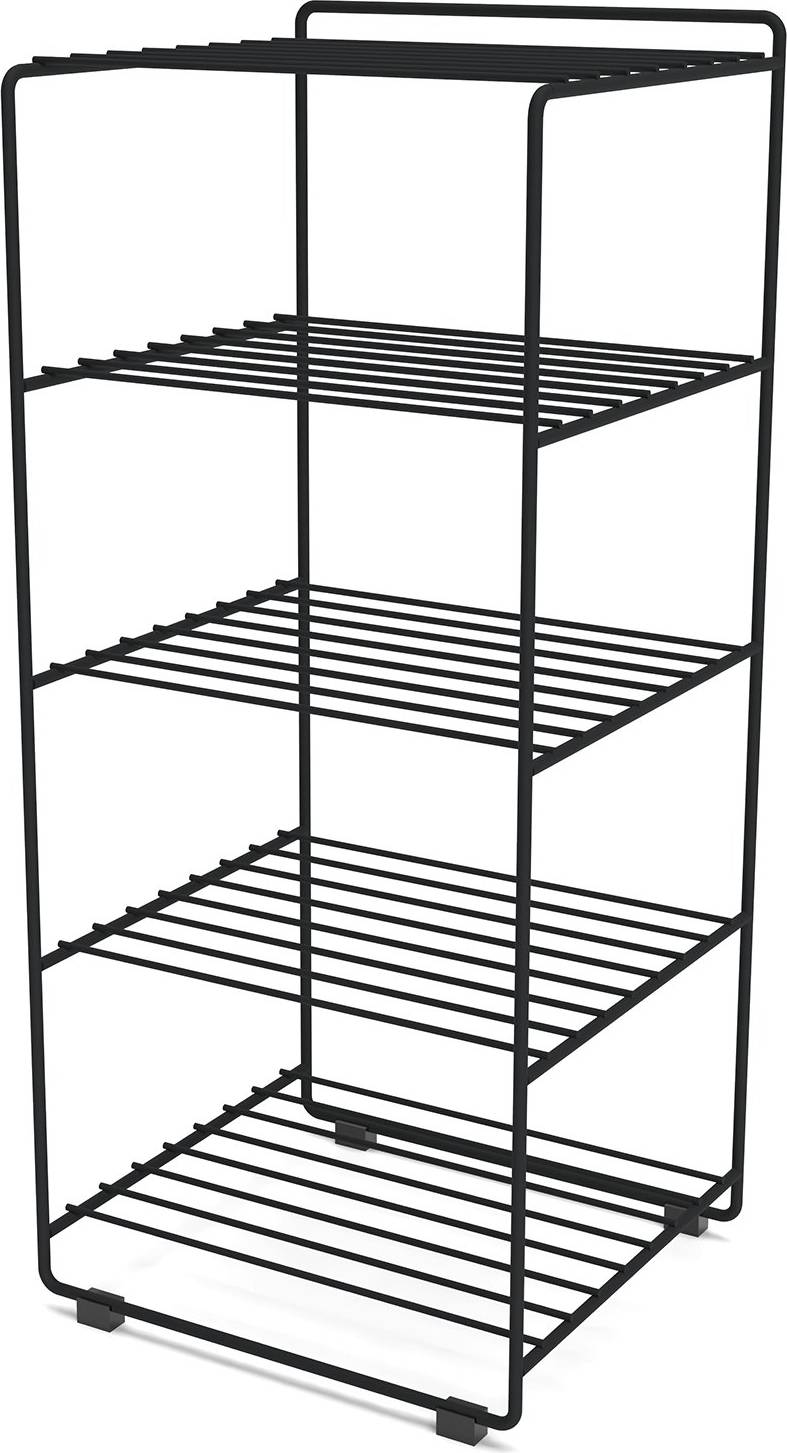 Maze Shoescraper Black Shoe Rack
