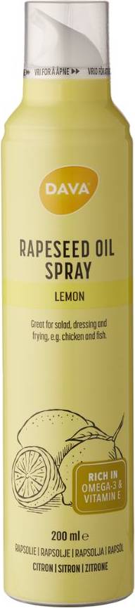 Dava Rapeseed Oil Lemon 200 ml