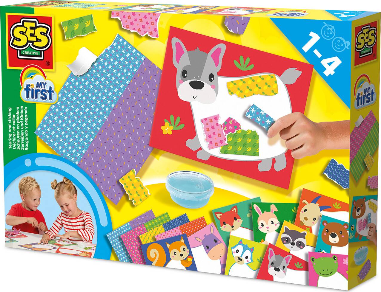 SES Creative My First Tear Sticking Multi Patterned