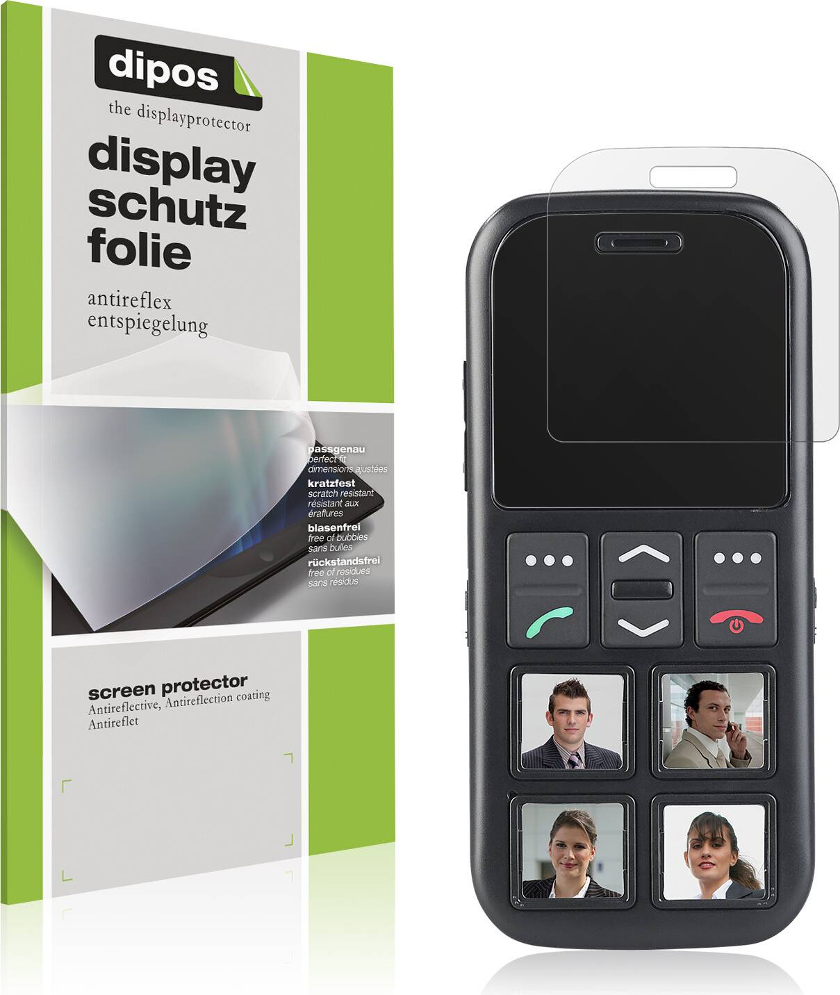 Dipos 4x Screen Protector For Simvalley Mobile Rx-820.gps