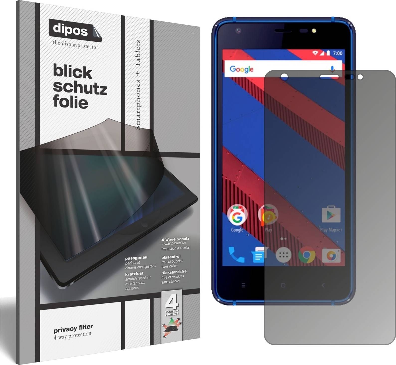 Dipos 4-Way Privacy Filter Screen Protector