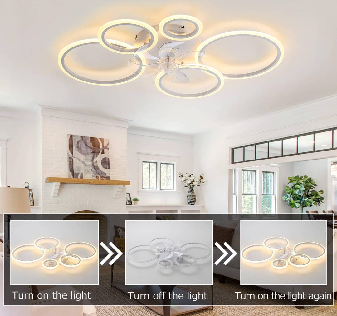 Metro Lane Ceiling Fan With Light Compatible Alexa Google Assistant