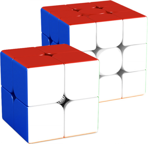 Moyu MeiLong 2x2 3x3 Bundle Stickerless Bundle