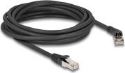 DeLock CAT 6a SFTP 5m Patchkabel Sort