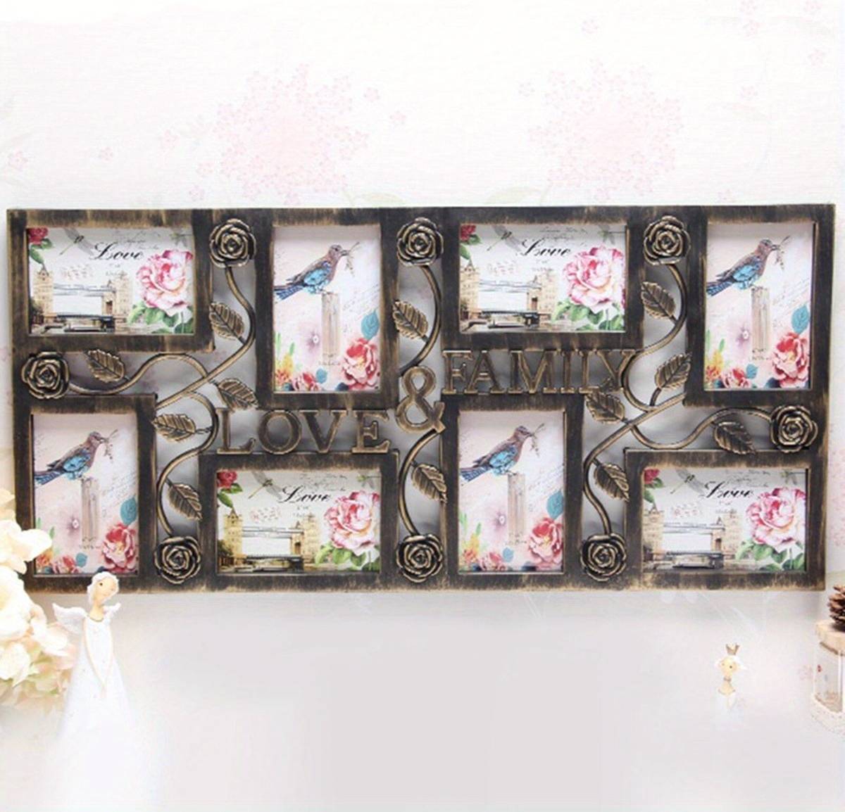 Temu Multi Aperture 27.6x13 Inch Photo Frame