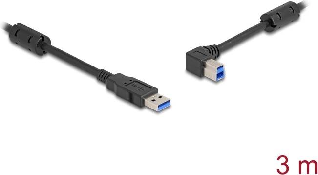 DeLock USB 3.0 USB Kabel 3m Sort
