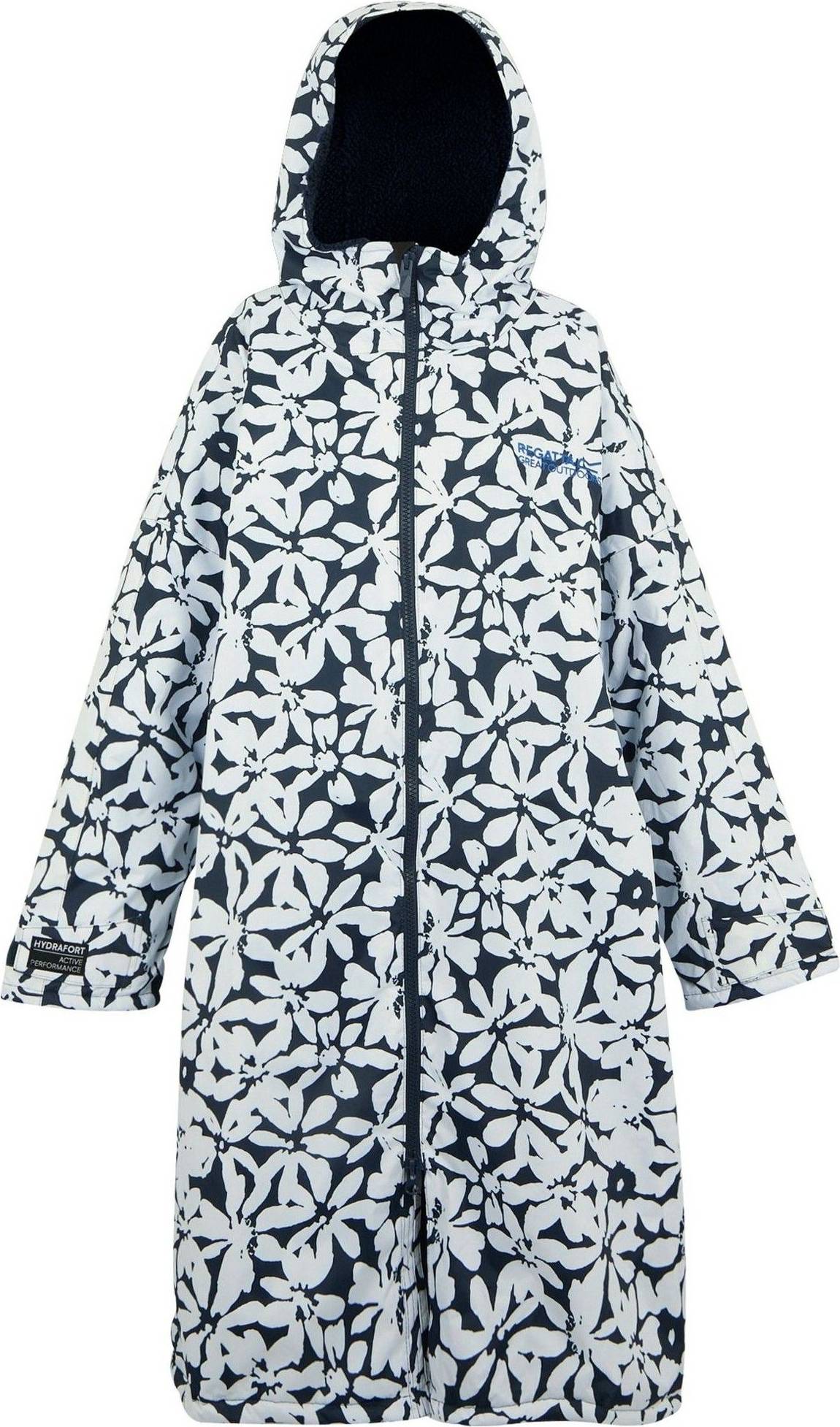 Changing robe regatta Regatta Adult Waterproof Changing Robe Floral Pattern - Blue