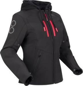 Rotor Softshell Waterdichte Dames Textieljas - Zwart Rood