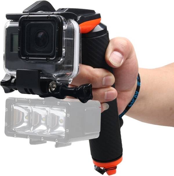 Shutter Trigger Floating Hand Grip Stick