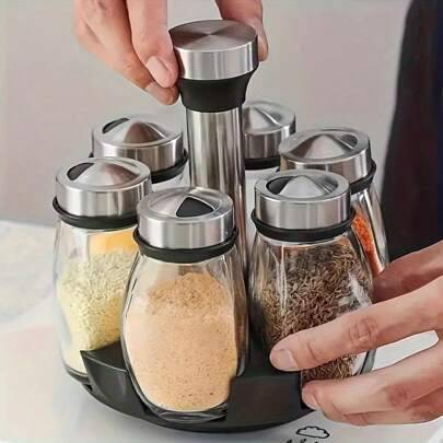 Shein 12 6 Rotating Spice Racks Set