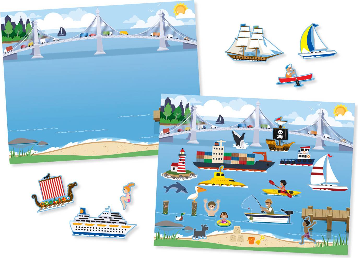 Melissa & Doug Reusable Sticker Books