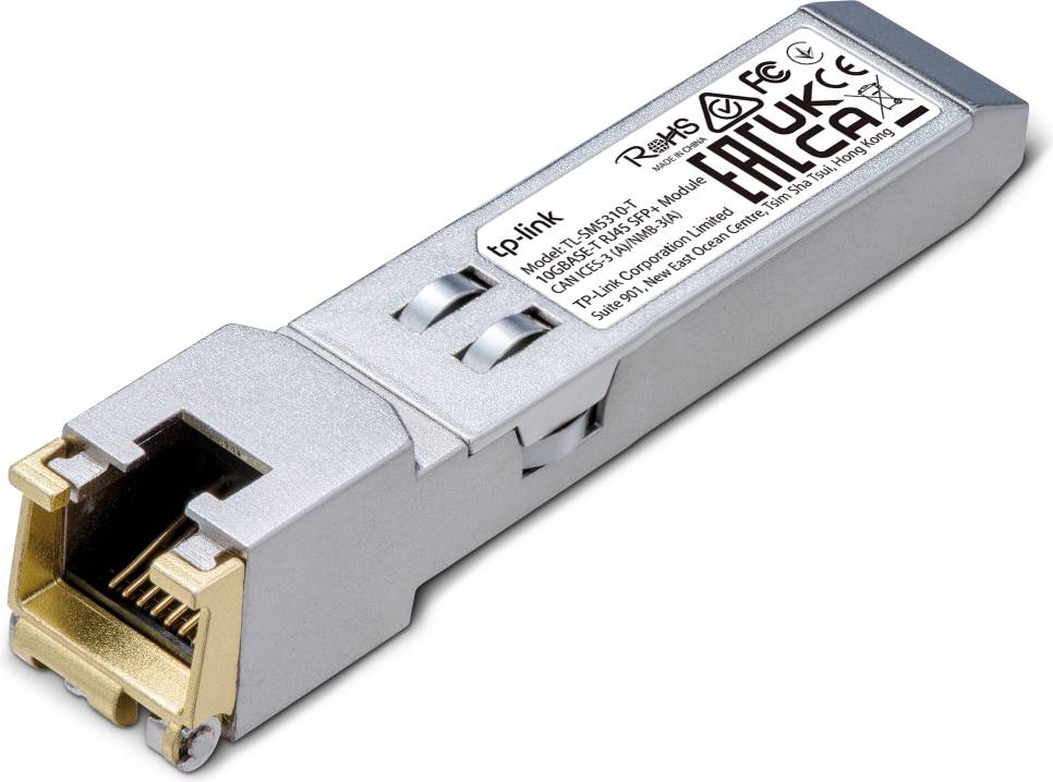 Sfp +rj45 10g TP-Link TL-SM5310-T 10G BASE-T RJ45 SFP+ Module USB A - RJ45 M-F