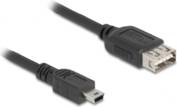 DeLock USB Kabel 1m Sort