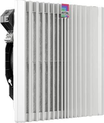 Rittal Blue E+ Rack Fan Filter Unit, Grå