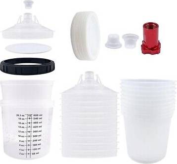 Sodial Paint Sprayer Mixing Cup Liner System