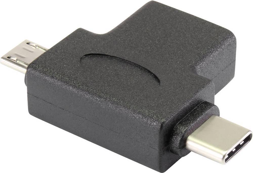 Renkforce USB 3.0 Adapter Micro-B Gen 2 Button