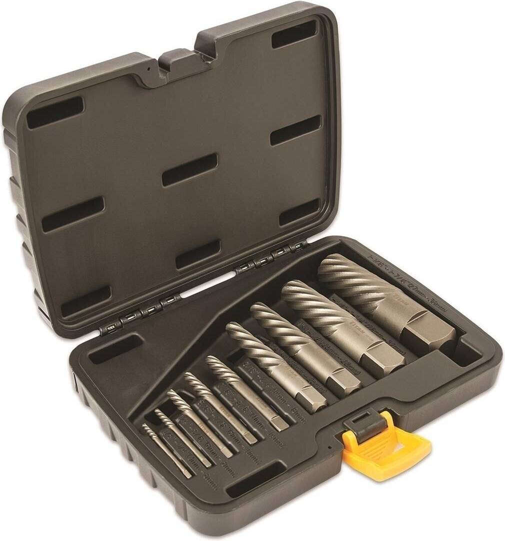 Titan Tools 16082 9-Piece Screw Extractor Set Tool Kit