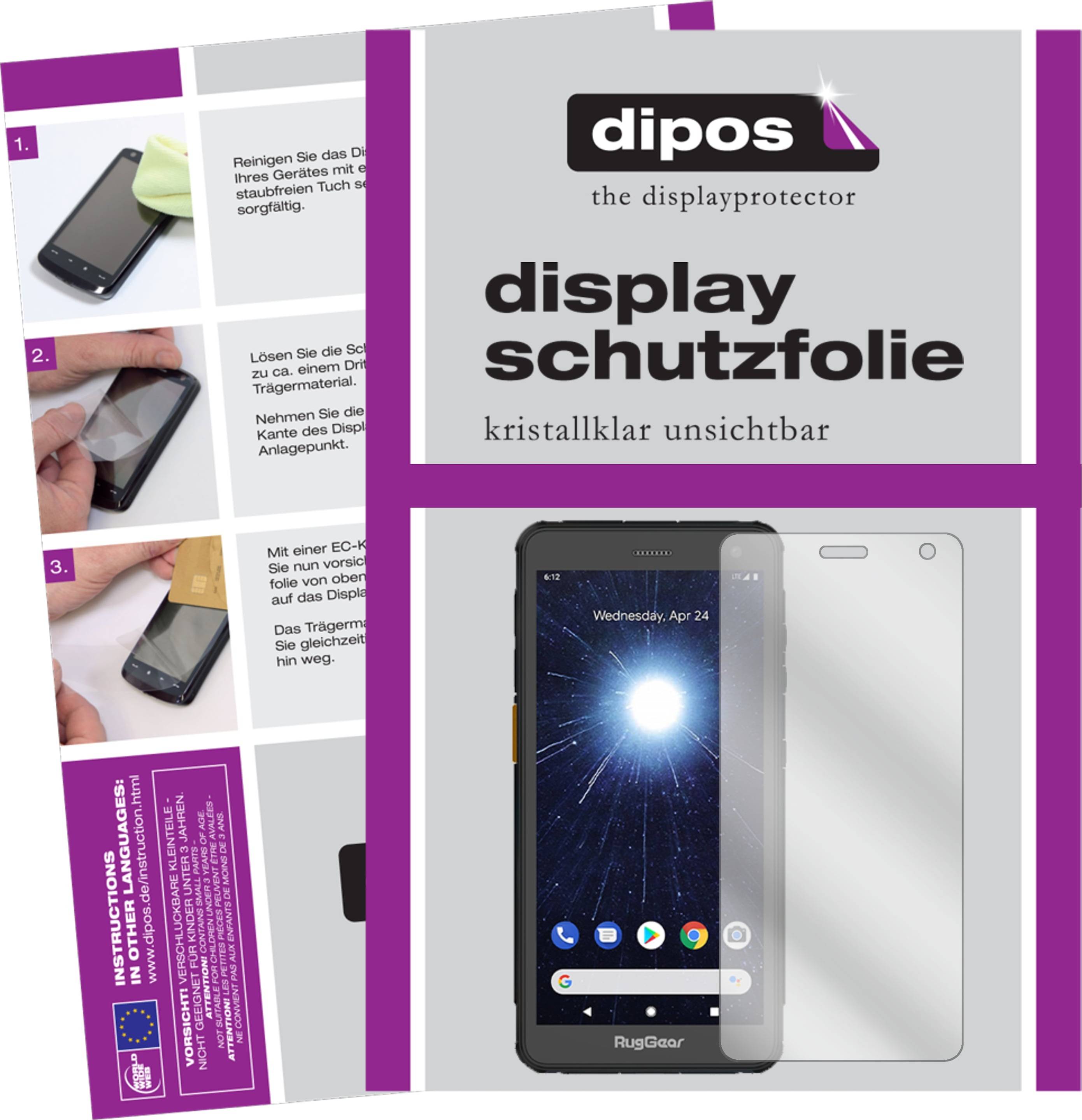 Dipos I Screen Protector Ruggear RG655 Crystal Clear