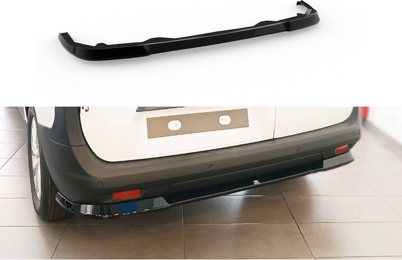 Autostyle Rear Splitter Abs Gloss Black