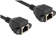 DeLock S FTP 2m Forlængerkabel Netværk Sort