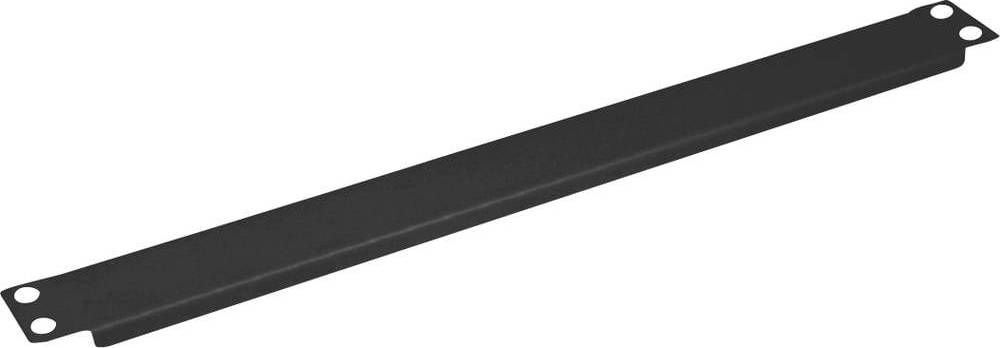 19 Inch Blank Panel 1U Metal Black