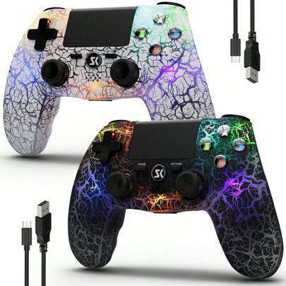 Ps4 wireless controller Shein 2 Pack Wireless Controller For PS4