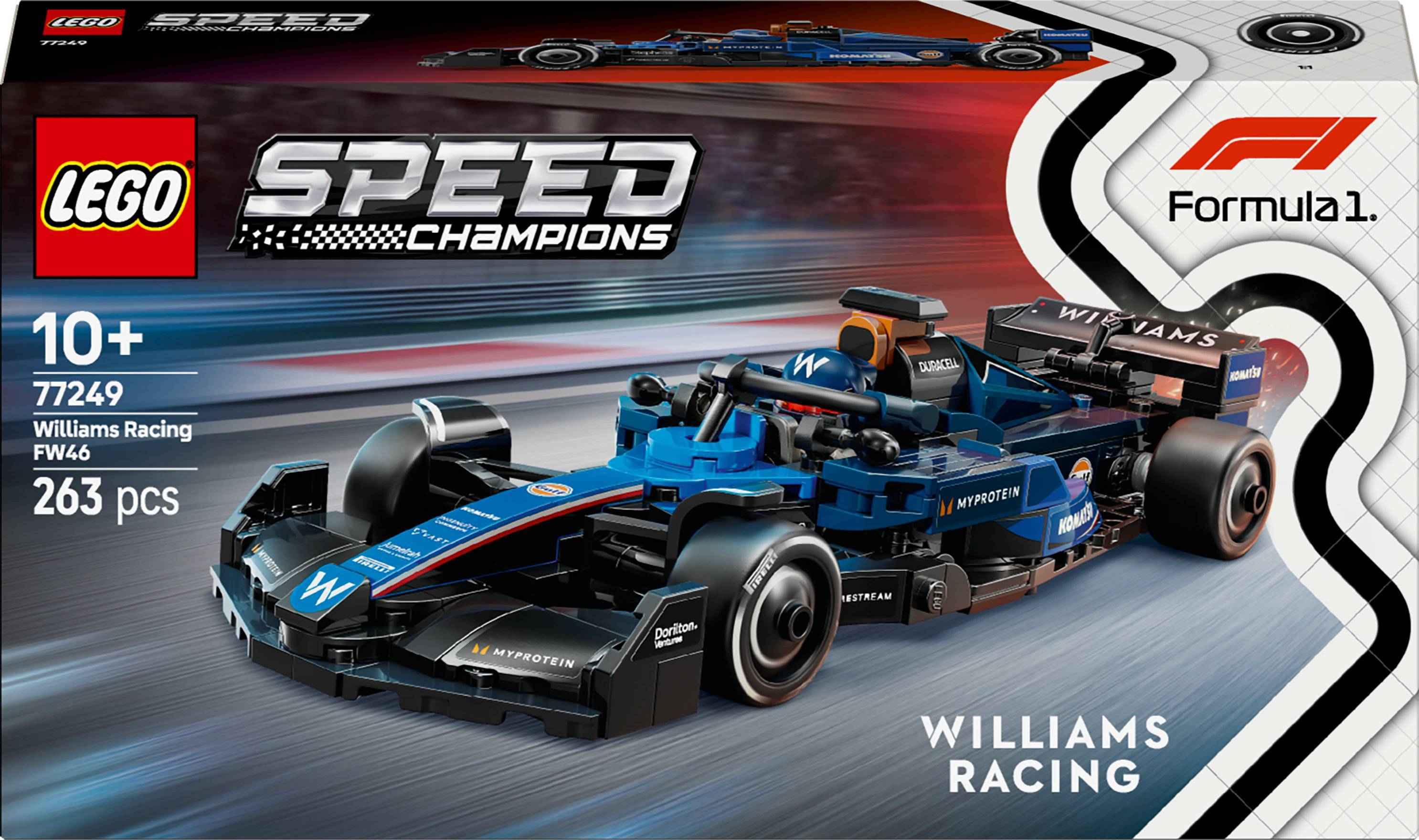 LEGO Speed Champions Williams Racing FW46 F1 Racerbil 77249