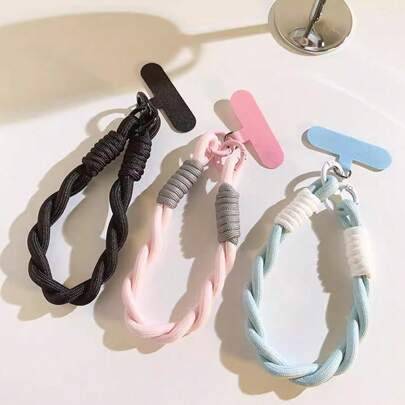 Shein Solid Color Braided Rope Twisted Chain Pendant - F