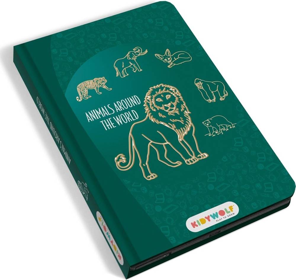 Ritplatta Animals Jorden Runt One Size