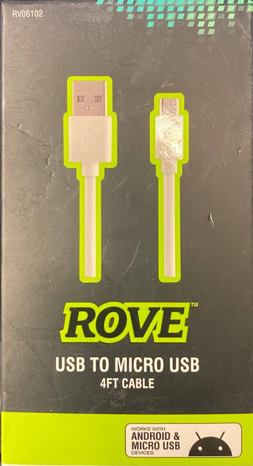 USB To Micro USB 4ft Cable RV06102