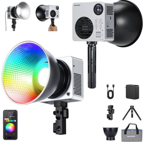 Neewer Hb80c 80W Rgbww Full Color Led Video Light