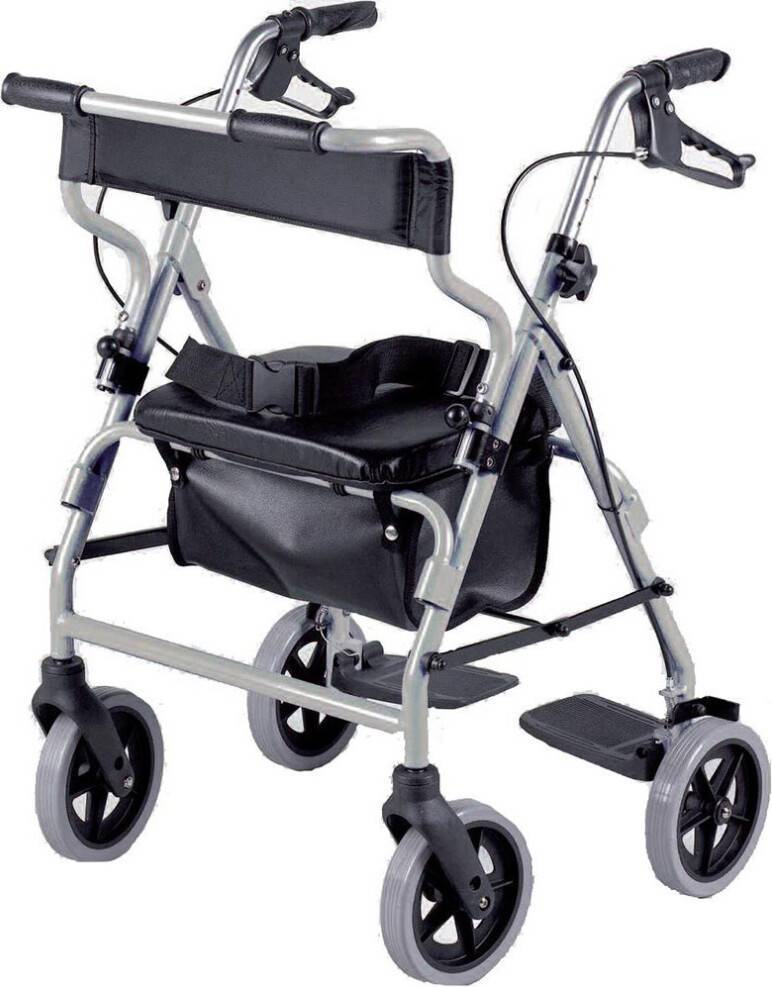 2 In 1 Rollator & Transit Chair