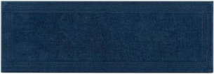 Madison Park Signature Splendor Reversible Cotton Bath Rug 24 x 72 Blue