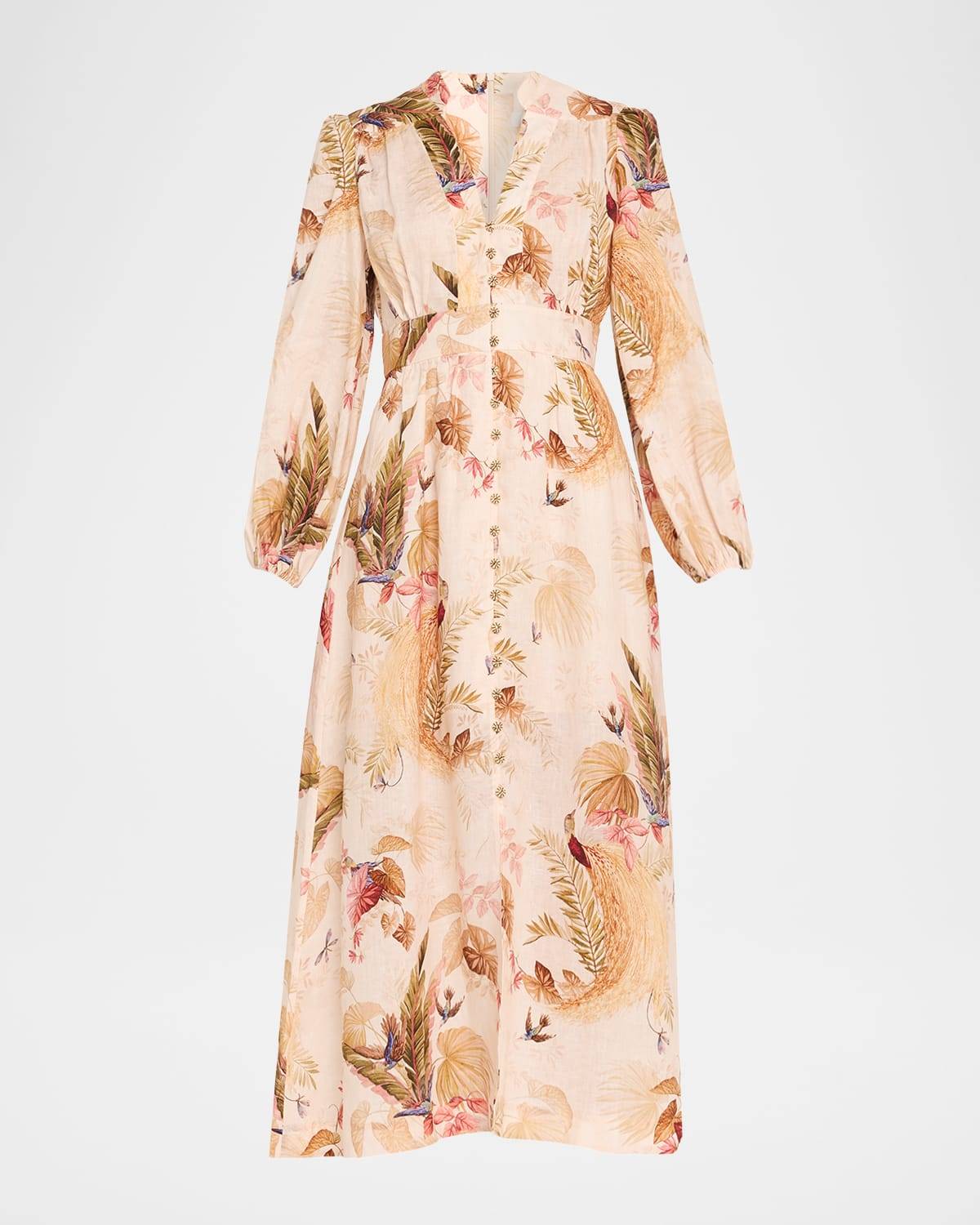 Zimmermann Robe Midi Imprimé Floral