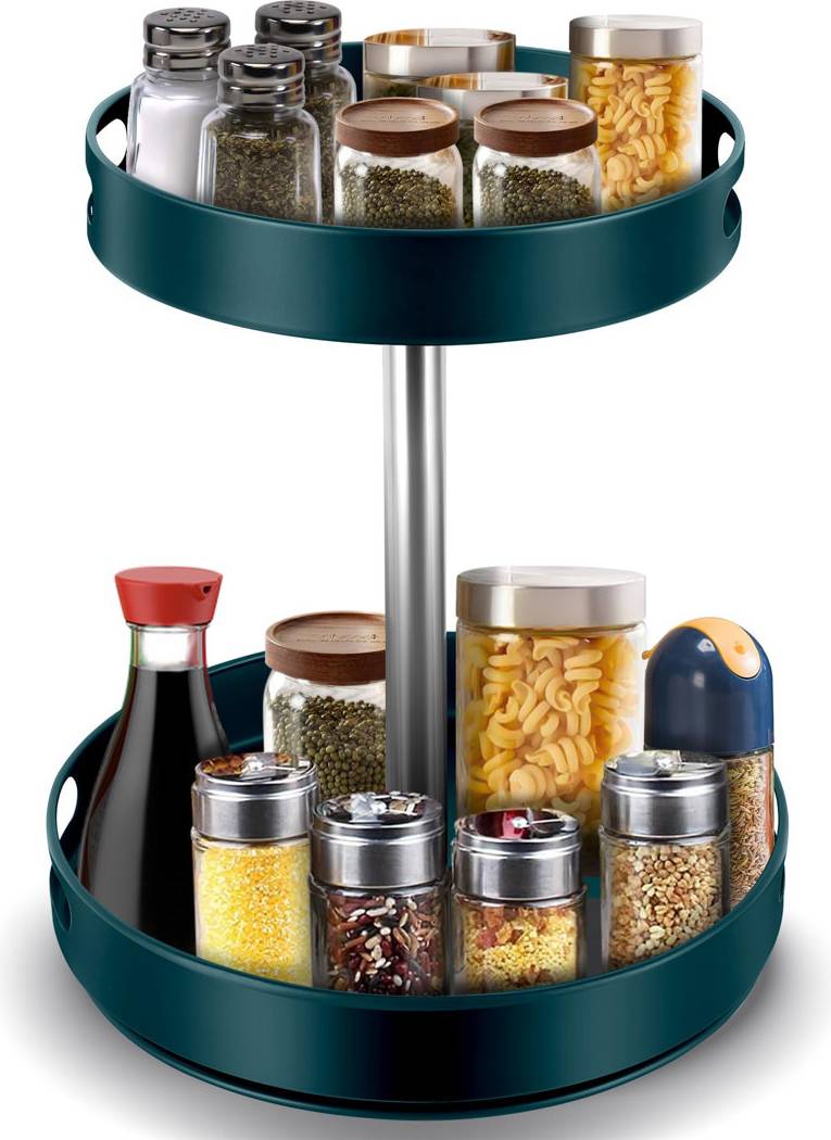 Ebern Designs Freestanding Spice Rack Green