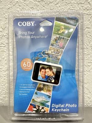 Digital Photo Keychain DP-151 1.5 Inch LCD Display - White