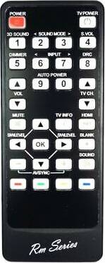 RM-Series RMB50829 Soundbar Remote Control