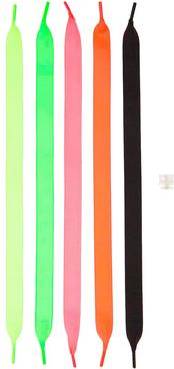 Grosgrain Ribbon Bracelets Set - Neon