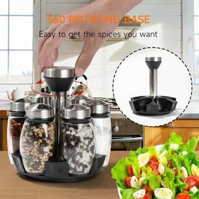 Shein Kitchen Gadgets Countertop Rotating Rack